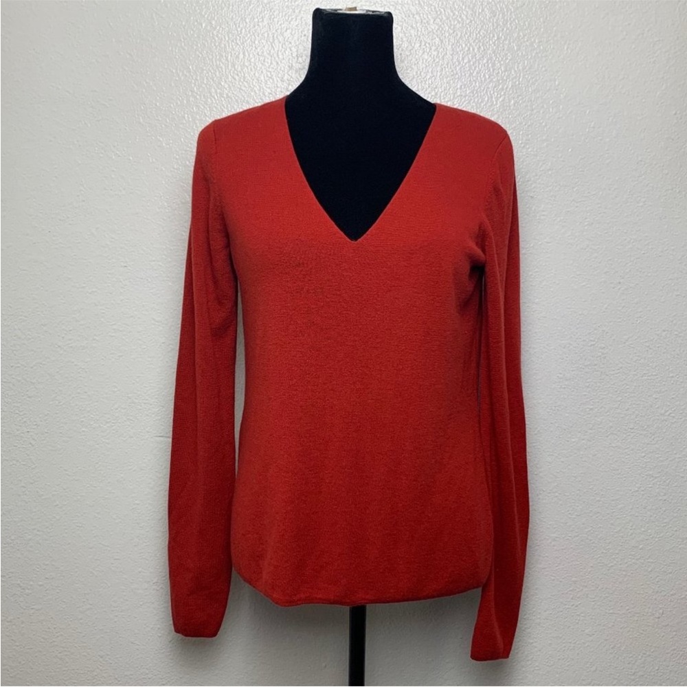 Alexander Wang Red V-Neck Sweater